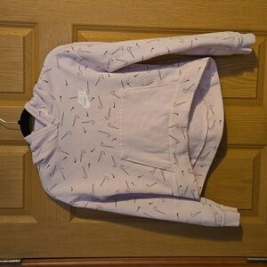 Nike Pink hi low hem Pullover/Hoodie